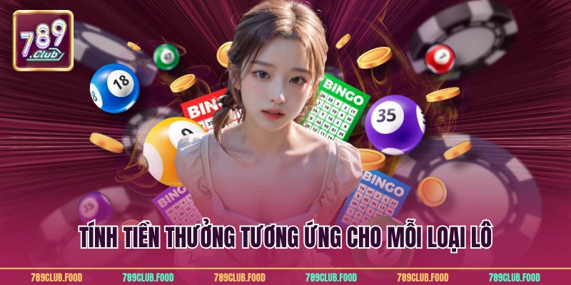 Tính tiền thưởng tương ứng cho mỗi loại lô